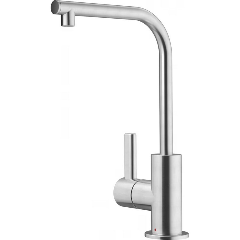 FRANKE UNL-HO-304 UNIVERSAL 8 3/4 INCH SINGLE HANDLE HOT WATER FILTRATION KITCHEN FAUCET - STAINLESS STEEL