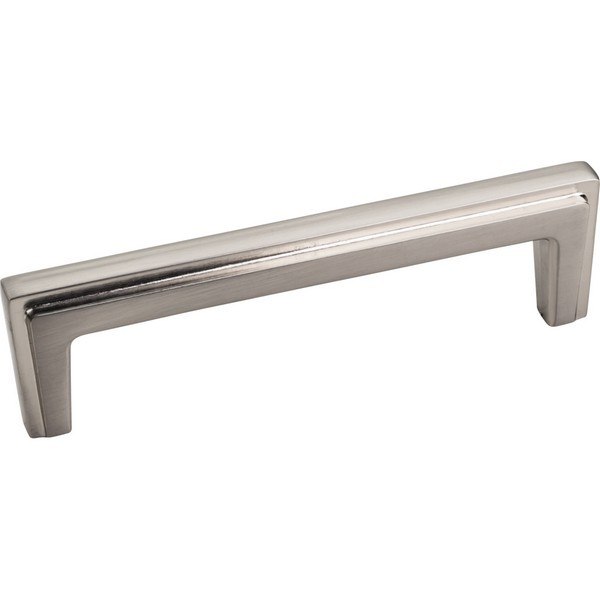 HARDWARE RESOURCES 259-96 JEFFREY ALEXANDER LEXA COLLECTION 4-3/16 INCH OVERALL LENGTH ZINC DIE CAST CABINET PULL