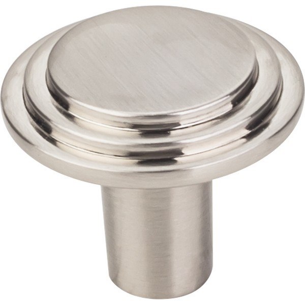 HARDWARE RESOURCES 331L ELEMENTS CALLOWAY COLLECTION 1-1/4 INCH DIAMETERMETER STEPPED ROUNDED CABINET KNOB