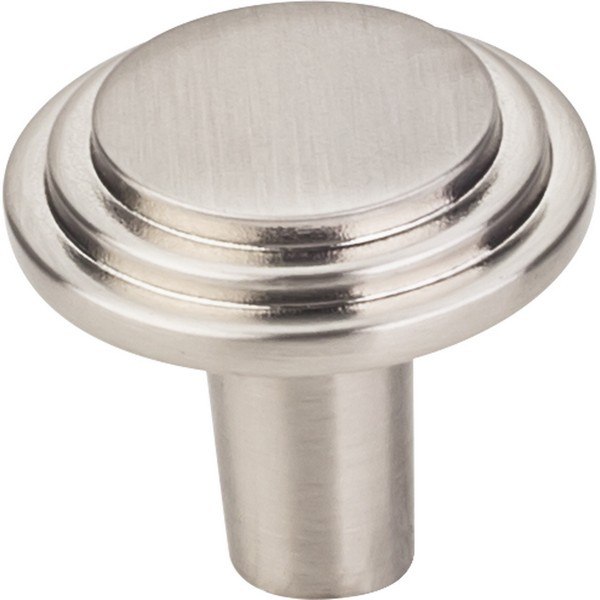 HARDWARE RESOURCES 331 ELEMENTS CALLOWAY COLLECTION 1-1/8 INCH DIAMETERMETER STEPPED ROUNDED CABINET KNOB