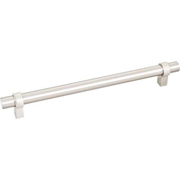 HARDWARE RESOURCES 5192SN JEFFREY ALEXANDER KEY GRANDE COLLECTION 9-1/8 INCH OVERALL LENGTH BAR CABINET PULL