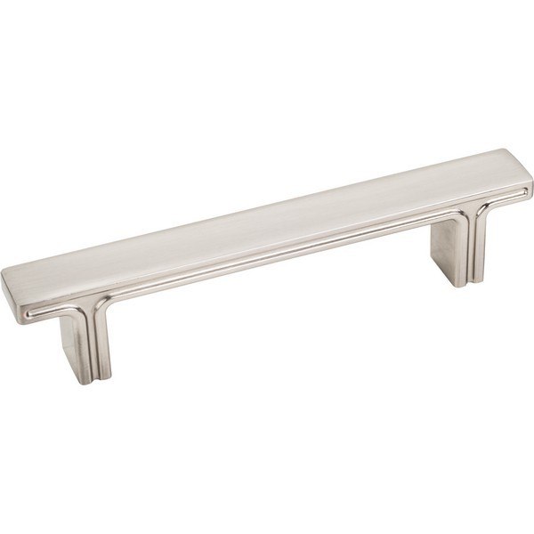 HARDWARE RESOURCES 867-96 JEFFREY ALEXANDER ANWICK COLLECTION 5-1/8 INCH OVERALL LENGTH RECTANGLE CABINET PULL