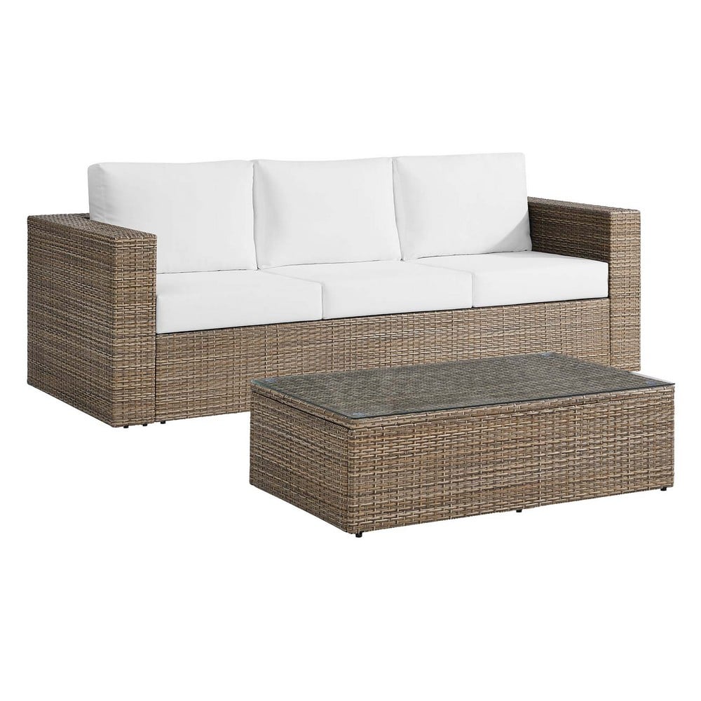 MODWAY EEI-6333 CONVENE 88 1/2 INCH OUTDOOR PATIO OUTDOOR PATIO 2-PIECE FURNITURE SET