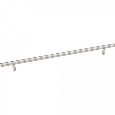 HARDWARE RESOURCES 397SS ELEMENTS NAPLES COLLECTION 15.6 INCH OVERALL LENGTH HOLLOW STAINLESS STEEL BAR CABINET PULL