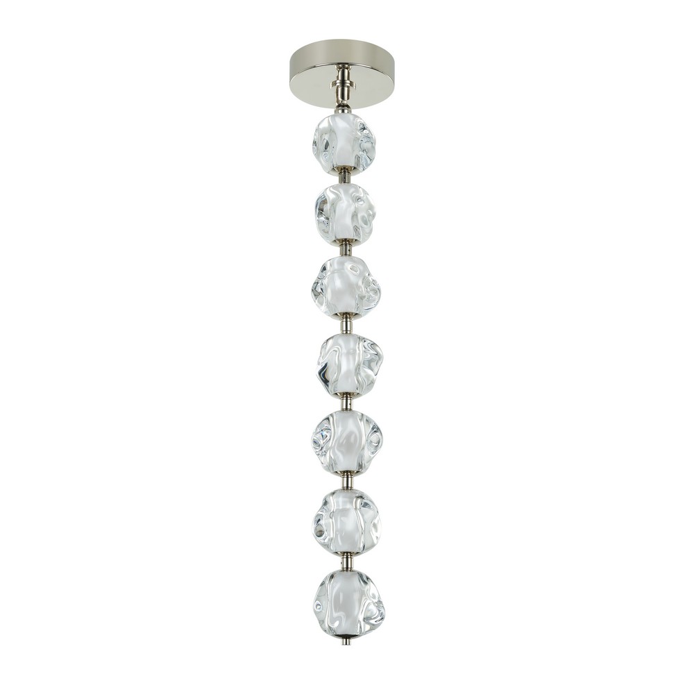 CRAFTMADE 59491-LED JACKIE 7 1/8 INCH 1 LIGHT CEILING-MOUNTED PENDANT LIGHT