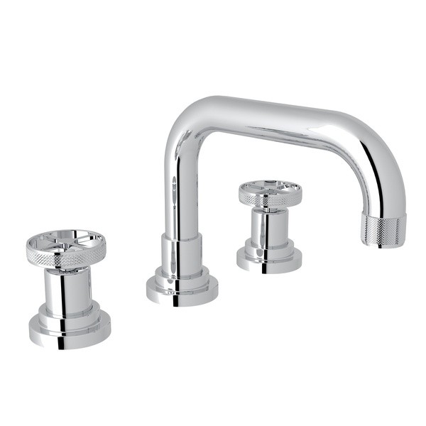 ROHL A3318IW-2 CAMPO U-SPOUT WIDESPREAD LAVATORY FAUCET, CAMPO WHEEL LEVERS KNOB STYLE