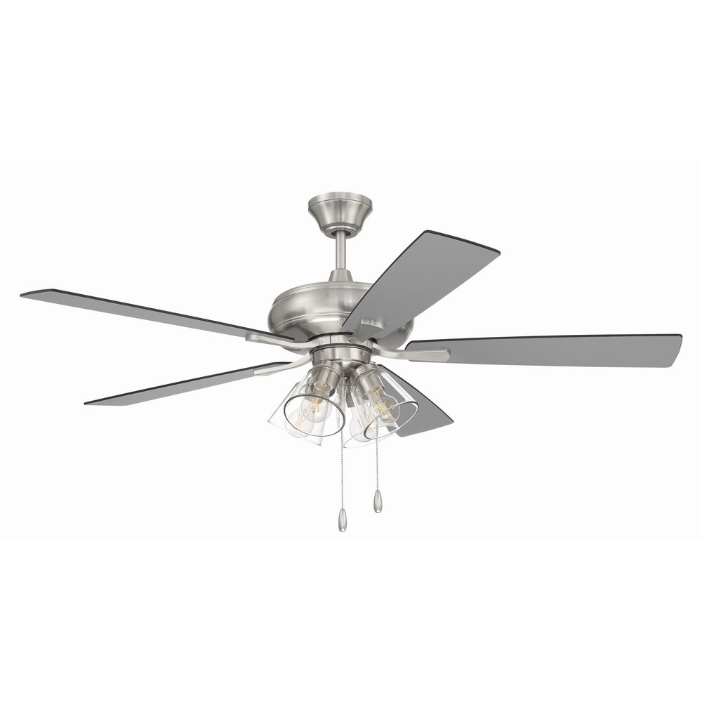 CRAFTMADE ECF104 EOS 52 INCH 4 LED LIGHT CEILING FAN WITH BLADES