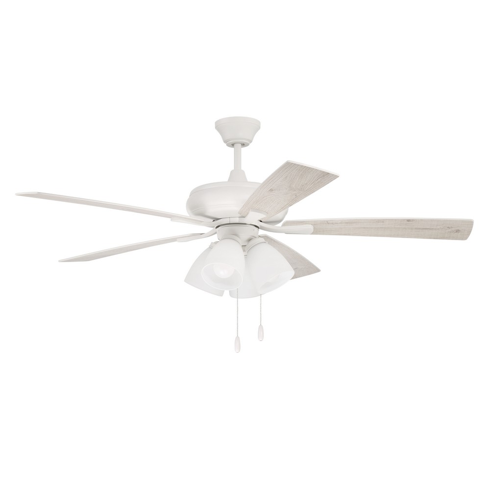 CRAFTMADE ECF114 EOS 52 INCH 4 LED LIGHT CEILING FAN WITH BLADES