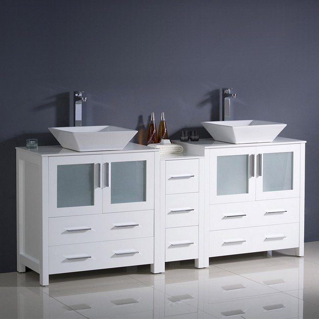 Double Sink Bathroom Vanity, Bowl Sinks For Bathrooms With Vanity