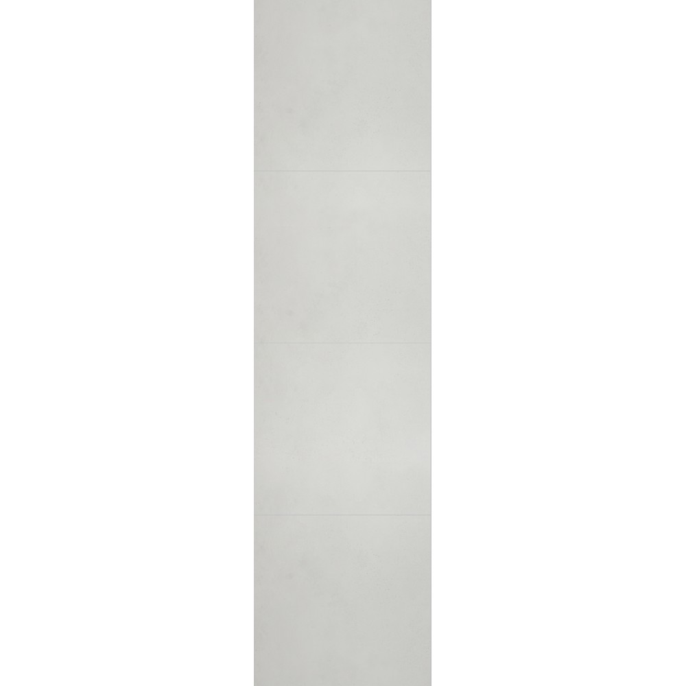 FLEURCO FB2-5PAN-2145-M6060 FIBO 59 1/2 INCH SOLID SURFACE CORNER SHOWER WALL IN GREY CEMENT