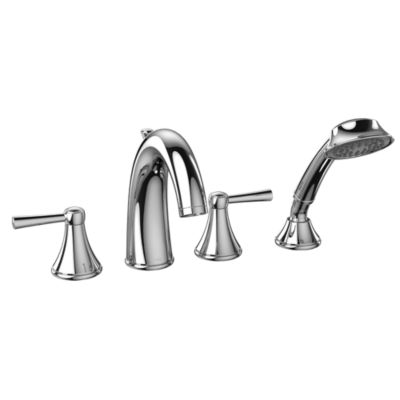 TOTO TB210S SILAS DECK-MOUNT TUB FILLER TRIM WITH HANDSHOWER
