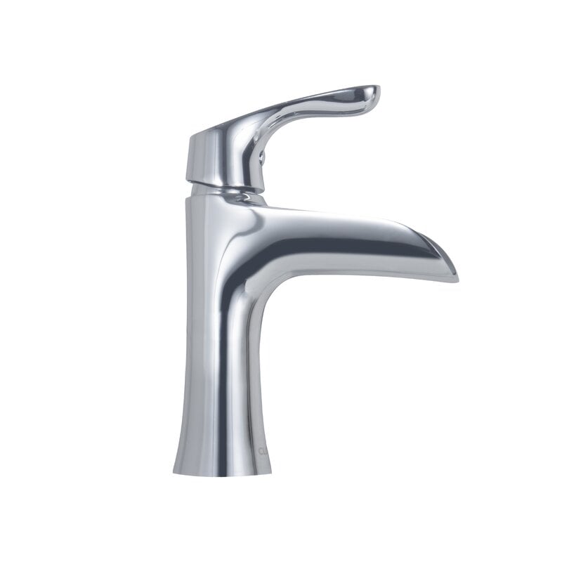 CLOVIS GOODS 20S0603 7 3/4 INCH DECK MOUNT SINGLE HOLE BATHROOM FAUCET WITH DRAIN ASSEMBLY