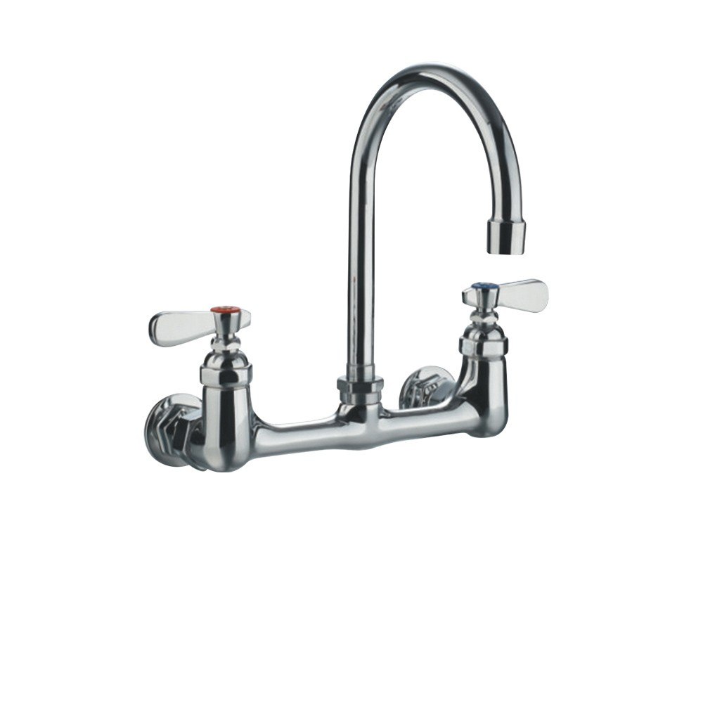 WHITEHAUS WHFS9814-P4-C HEAVY DUTY 7-3/4 INCH WALL MOUNT UTILITY FAUCET