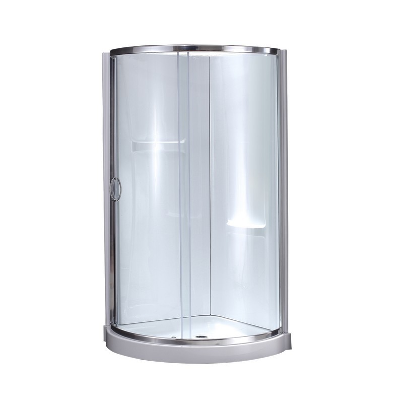 OVE DECORS 15SKA-B14311-001AC BREEZE 32 INCH SHOWER KIT WITH GLASS PANELS, WALLS AND BASE