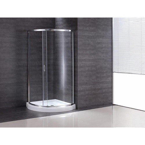 OVE DECORS 15SKC-B14381-001AC BREEZE 38 INCH SHOWER KIT GLASS PANEL WITHOUT WALLS