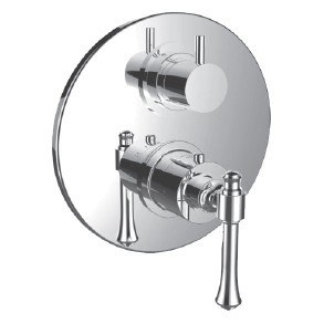 SANTEC 7098AT-TM ATHENA II 1/2 INCH THERMOSTATIC TRIM WITH VOLUME CONTROL AND 3-WAY DIVERTER