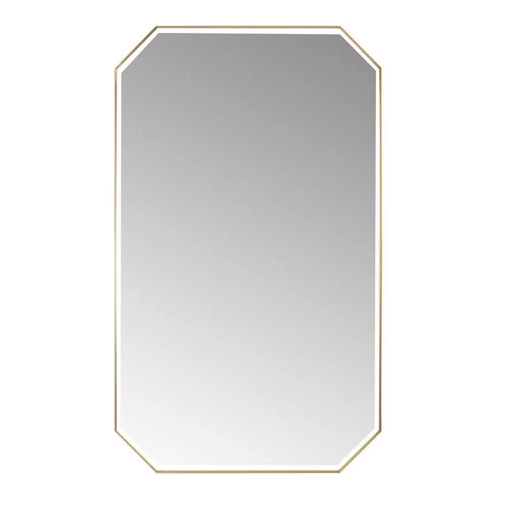 VINNOVA 803524-MIR SABADELL 24 INCH OCTAGON METAL WALL MOUNTED BATHROOM MIRROR