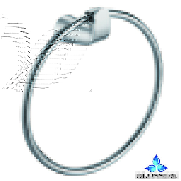 BLOSSOM BA02 104 01 WALL MOUNTED TOWEL RING IN CHROME