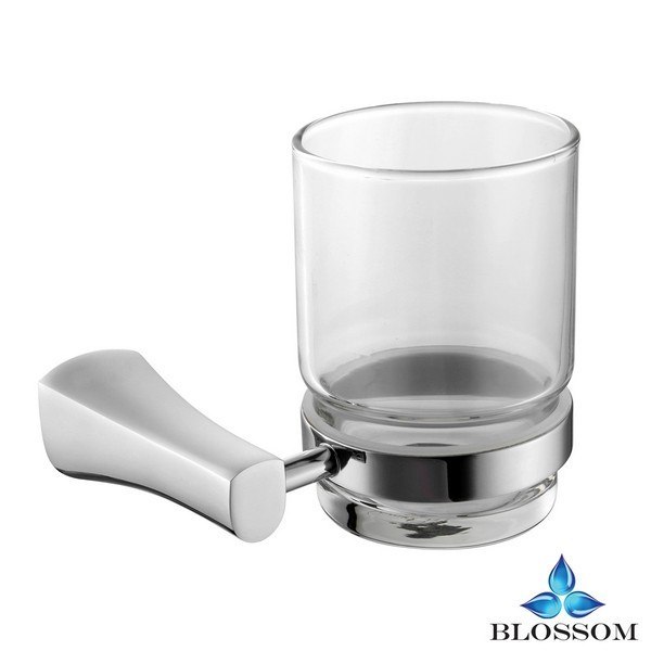 BLOSSOM BA02 403 01 WALL MOUNTED TOOTHBRUSH HOLDER IN CHROME