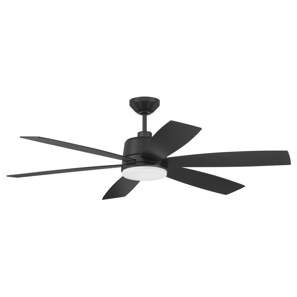 CRAFTMADE HGN546 HOGAN 54 INCH 1 LED LIGHT CEILING FAN WITH BLADES