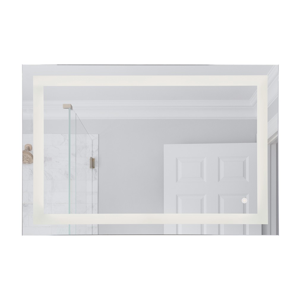 CRAFTMADE MIR115-W 48 INCH LED RECTANGULAR MIRROR WITH DEFOGGER IN WHITE