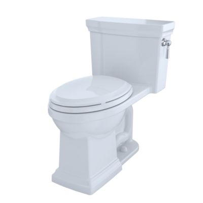 TOTO MS814224CUFRG#01 PROMENADE II ONE PIECE ELONGATED 1.0 GPF TOILET WITH CEFIONTECT, RIGHT HAND