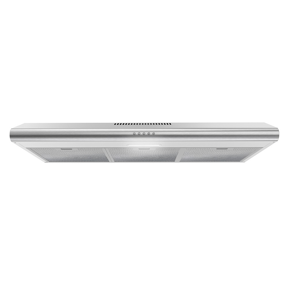 STREAMLINE T-10711-1-DT CONSOLI 36 INCH DUCTED UNDERMOUNT 80 CFM RANGE HOOD IN BRUSHED STAINLESS STEEL