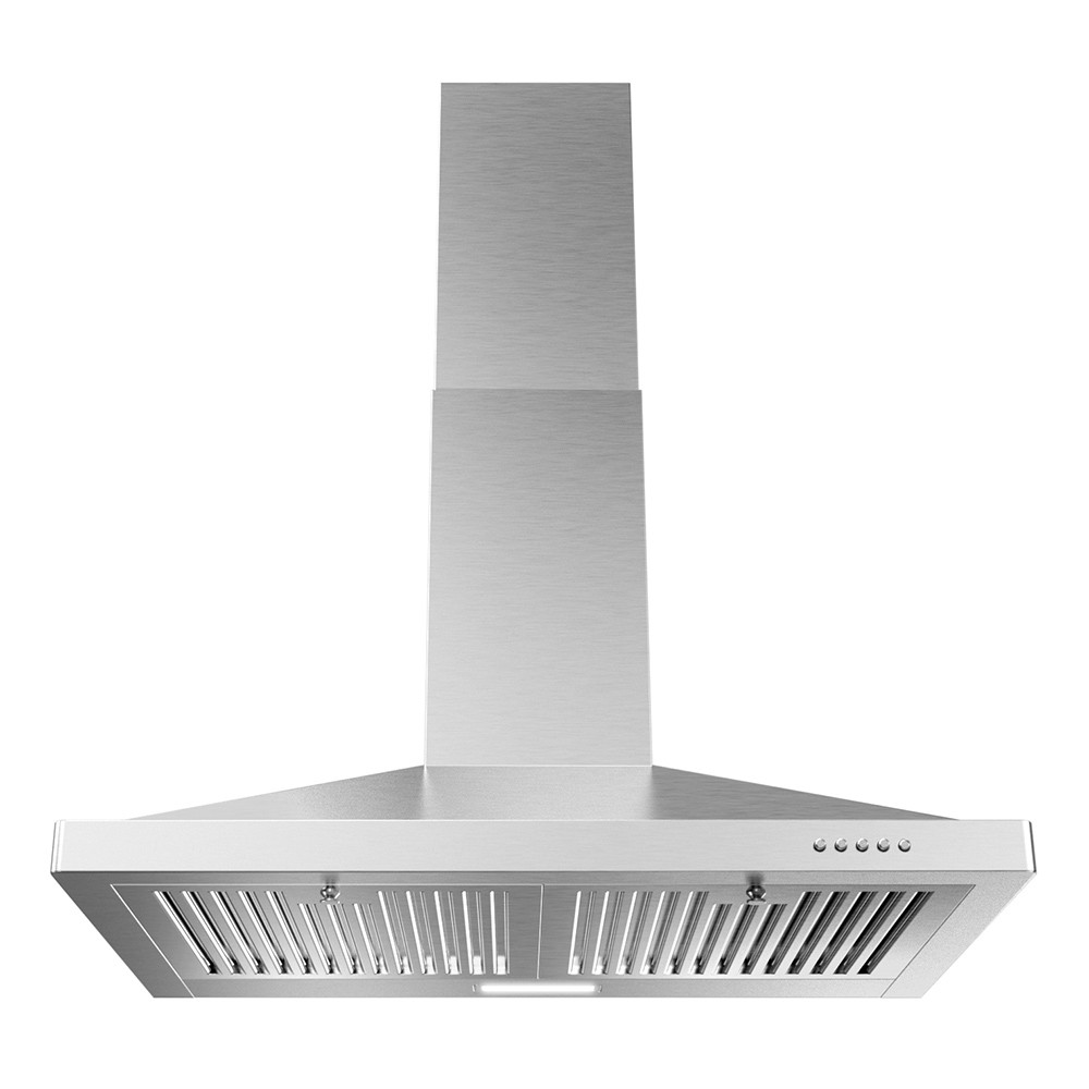 STREAMLINE T-163-1-DT STADERA 30 INCH DUCTED WALL MOUNT 220 CFM RANGE HOOD IN BRUSHED STAINLESS STEEL
