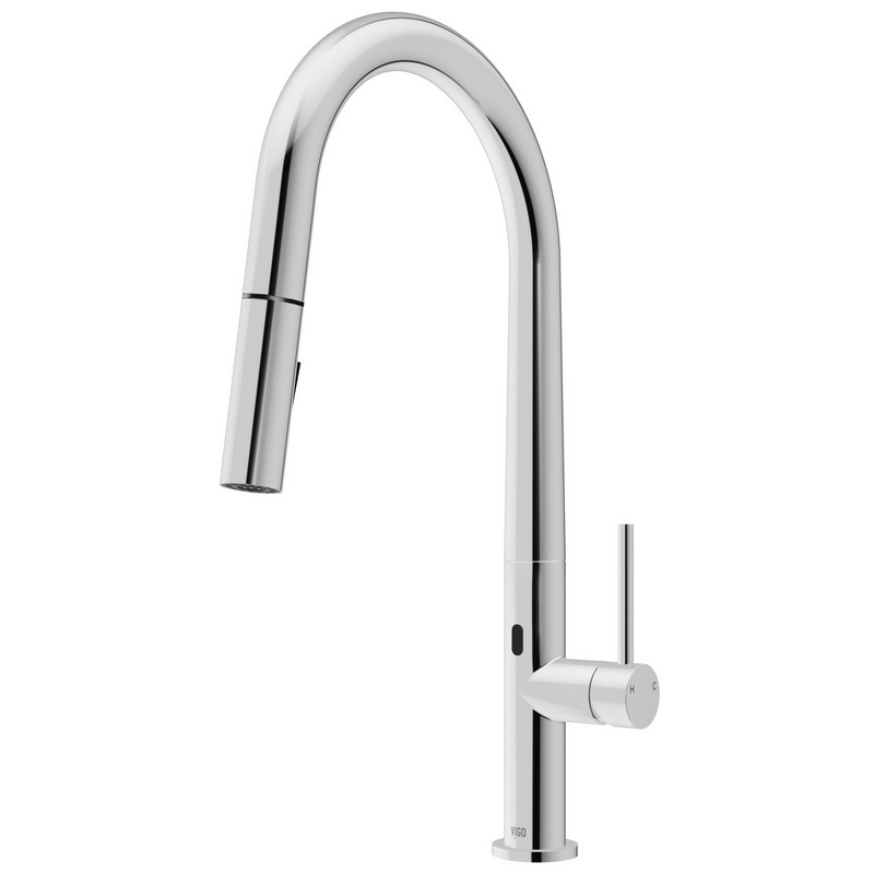 VIGO VG02029S GREENWICH 18 1/4 INCH SINGLE HANDLE KITCHEN FAUCET WITH TOUCHLESS SENSOR