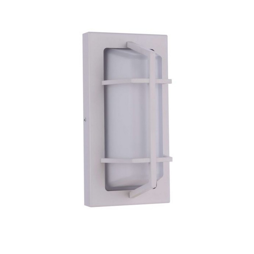 CRAFTMADE ZA6102 5 INCH LED WALL-MOUNTED OR CEILING MOUNT SMALL RECTANGULAR BULKHEAD LIGHT