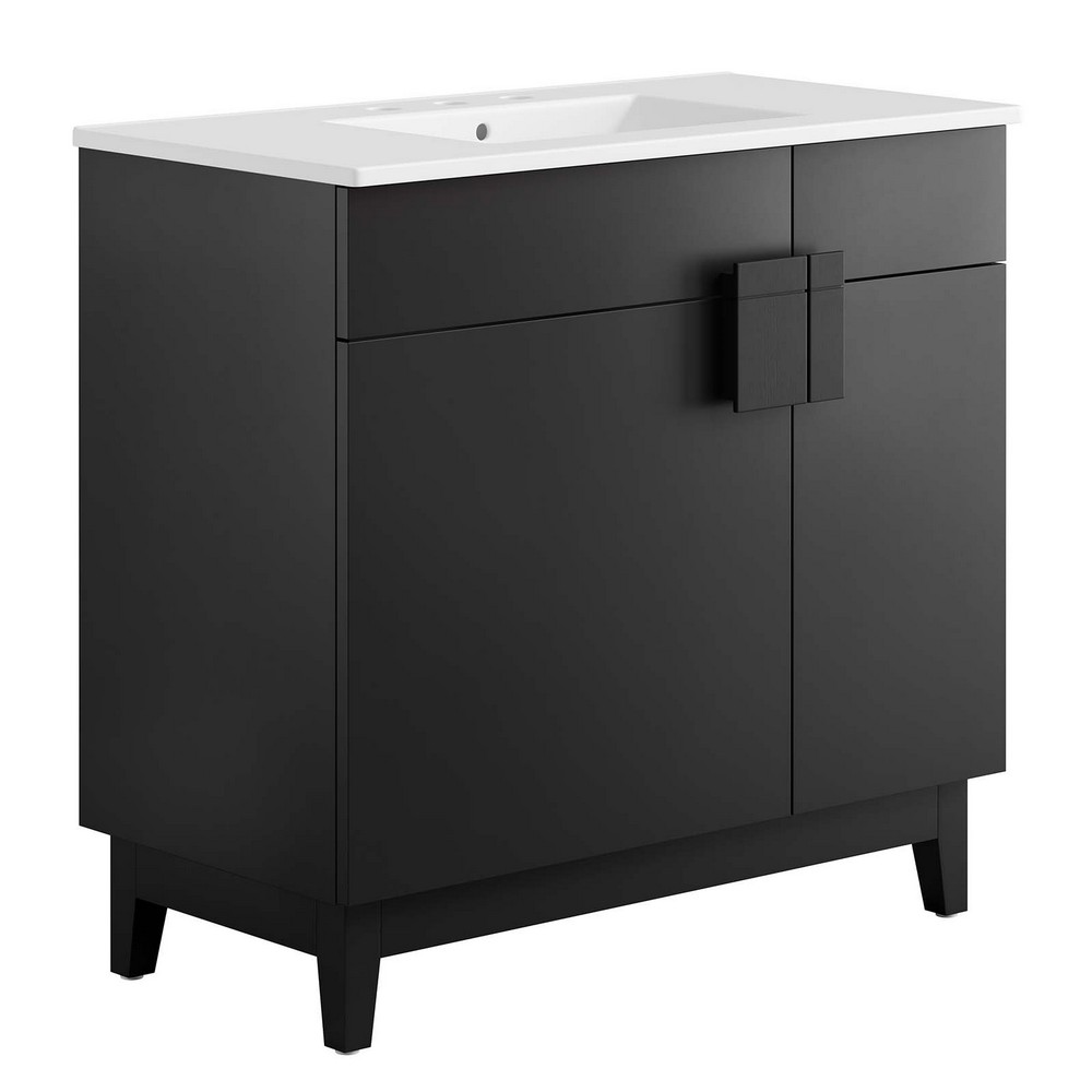 MODWAY EEI-6484 MILES 36 INCH FREE-STANDING BATHROOM VANITY CABINET ONLY