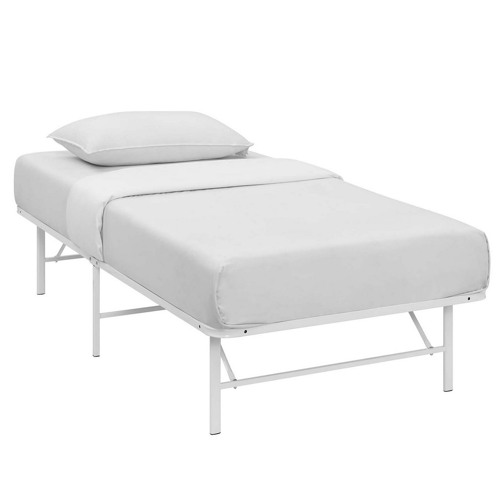 MODWAY MOD-5427 HORIZON 39 INCH TWIN STAINLESS STEEL BED FRAME
