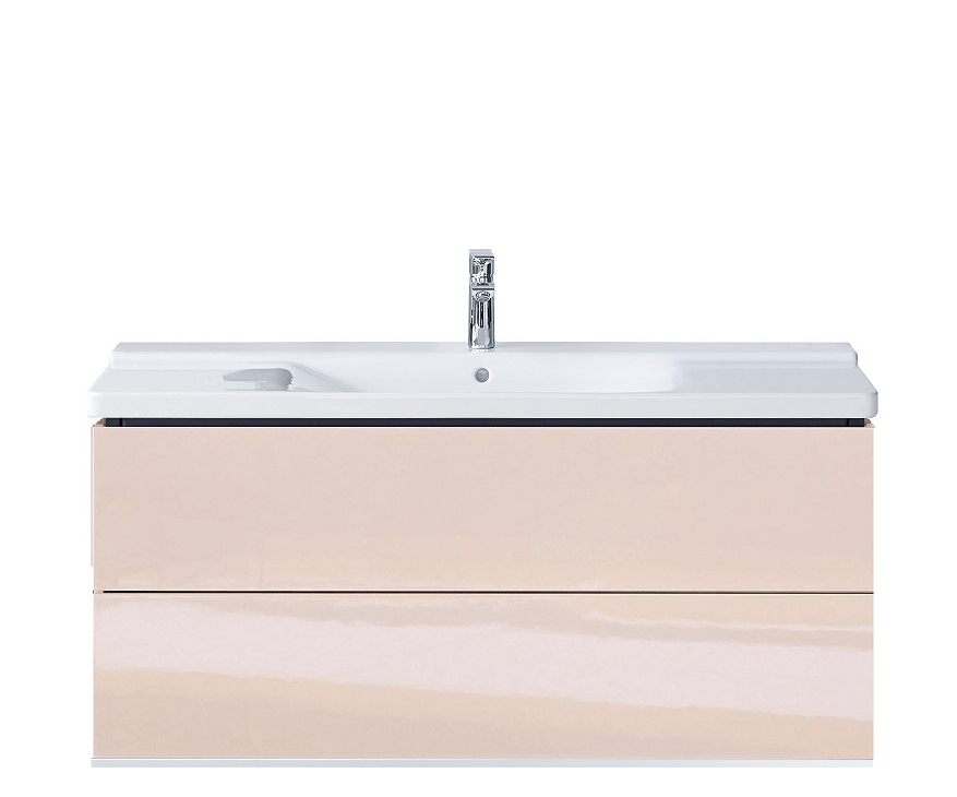DURAVIT LC6242 L-CUBE 40-1/8 X 19 INCH VANITY UNIT WALL-MOUNTED, WITH TWO DRAWERS