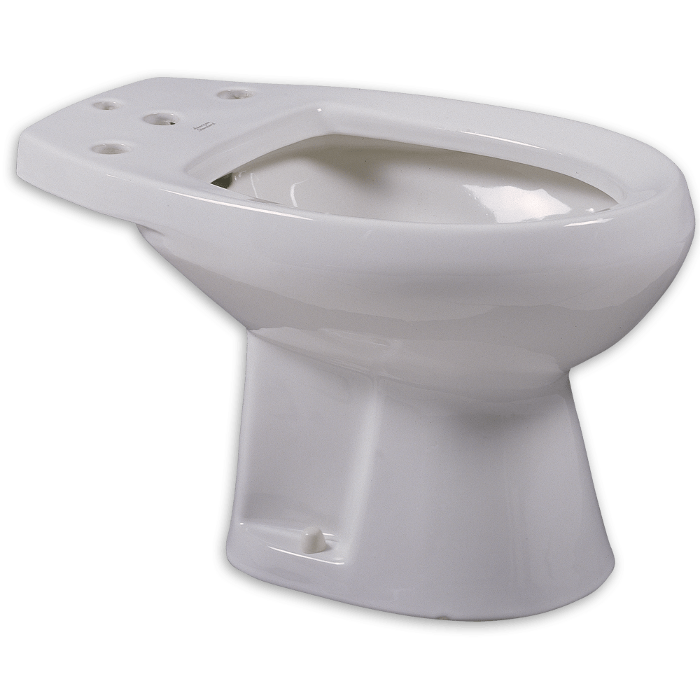 AMERICAN STANDARD 5023.100 CADET 14-1/2 INCH BIDET WITH VERTICAL SPRAY AND INTEGRAL OVERFLOW