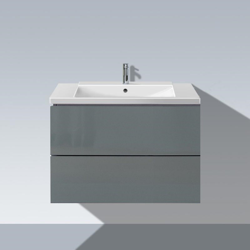 DURAVIT LC6241 L-CUBE 32-1/4 X 19 INCH VANITY UNIT WALL-MOUNTED, WITH TWO DRAWERS