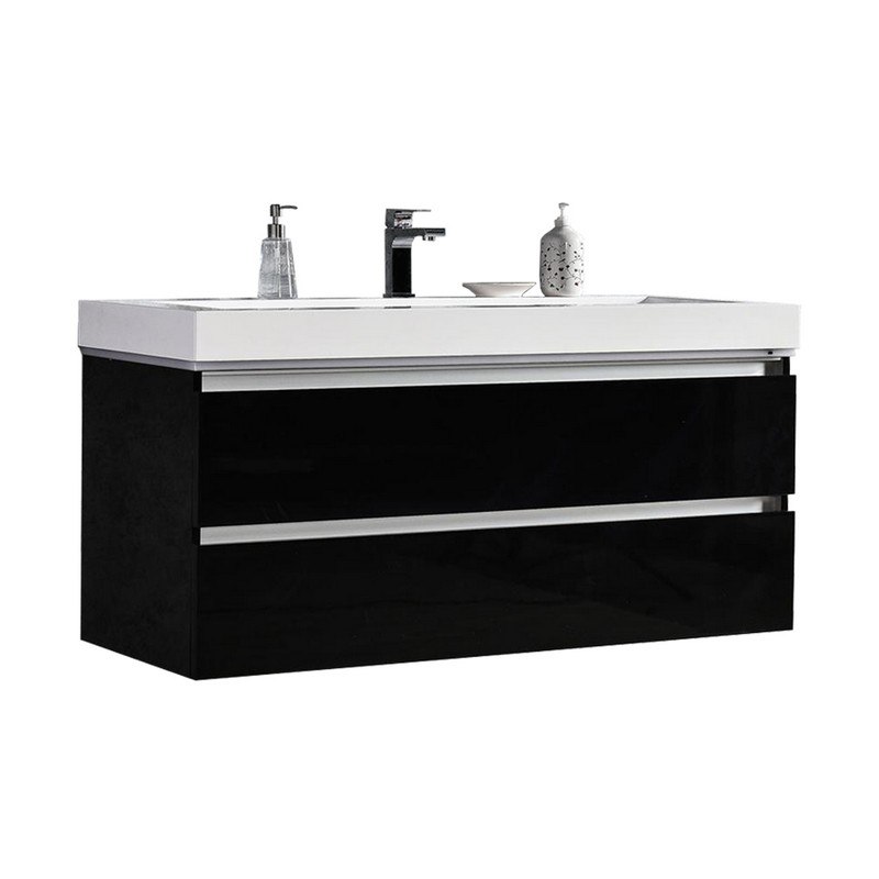 Floating Bathroom Vanity With, 48 Inch Bathroom Vanity Sink Combo