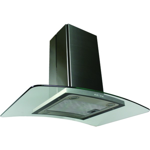YOSEMITE MIAH36S CONTEMPORARY SERIES ISLAND HOOD WITH 600 CFM IN STAINLESS STEEL