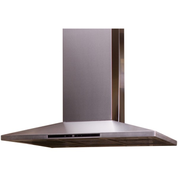 YOSEMITE MIPH36S-4H ISLAND HOOD 36 INCH 600 CFM SS IN STAINLESS STEEL