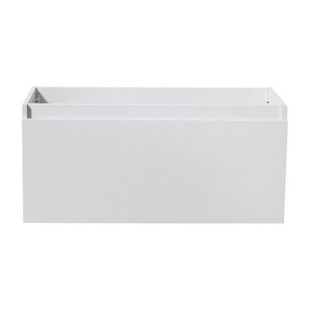 FRESCA FCB8010WH MEZZO 39 INCH WHITE MODERN BATHROOM CABINET