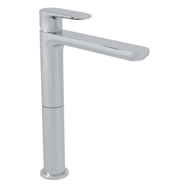 ROHL LV354L-2 MEDA ABOVE COUNTER SINGLE HOLE, SINGLE LEVER LAVATORY FAUCET, METAL LEVER