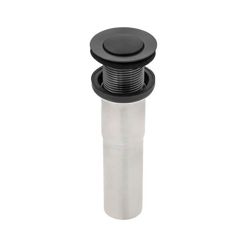 RUVATI RVA5103 2 3/4 INCH PUSH POP-UP DRAIN FOR BATHROOM SINKS WITHOUT OVERFLOW