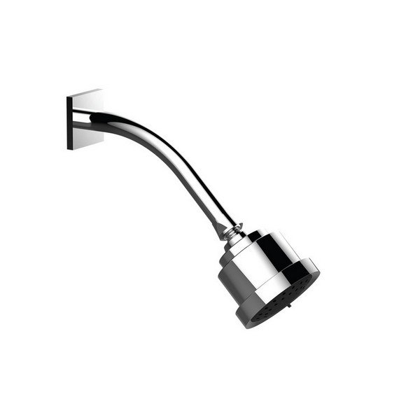 SANTEC 708547 ATHENA CLYNDRICAL SHOWER HEAD WITH ARM AND SQUARE FLANGE