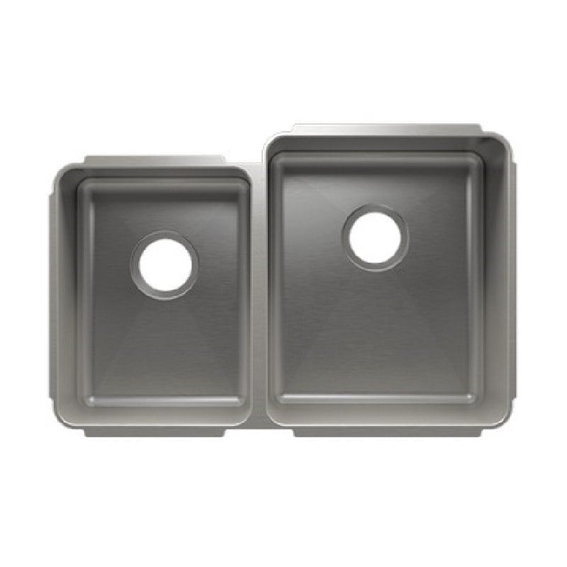 JULIEN 003247 CLASSIC 29 1/2 * 19 1/2 * 10 UNDERMOUNT DOUBLE BOWL STAINLESS STEEL KITCHEN SINK