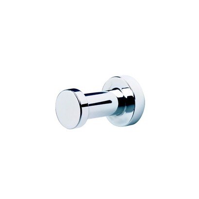GEESA 6015-02 CIRCLES COLLECTION CHROME ROBE OR TOWEL HOOK
