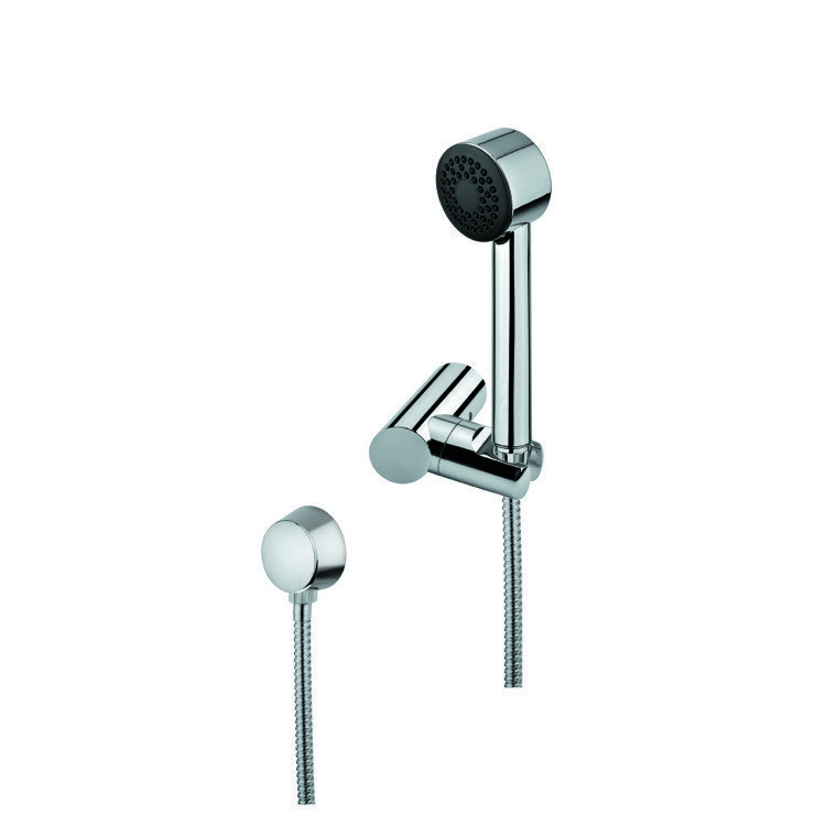 GEDY SUP1072 SUPERINOX CHROME HAND SHOWER WITH SHOWER HOLDER AND WATER CONNECTION