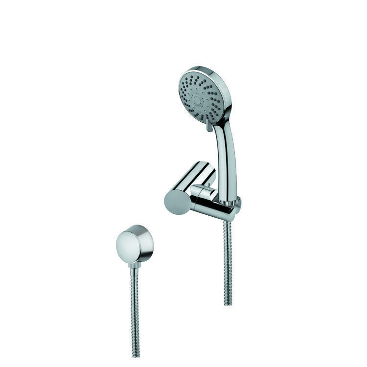 GEDY SUP1073 SUPERINOX POLISHED CHROME 3 FUNCTION HAND SHOWER WITH BRACKET