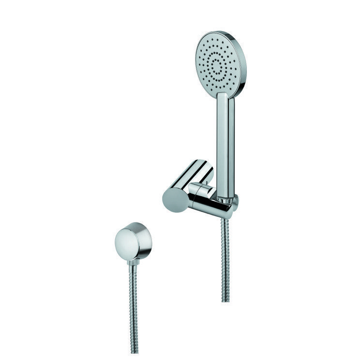 GEDY SUP1083 SUPERINOX HAND SHOWER, SHOWER BRACKET, AND WATER CONNECTION IN CHROME