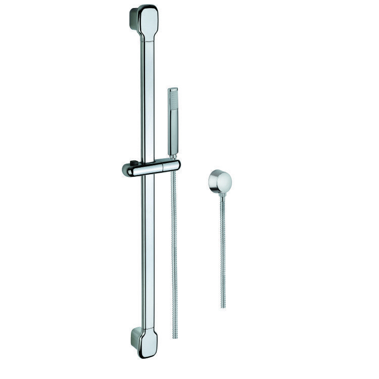 GEDY SUP1091 SUPERINOX HAND SHOWER, SLIDING RAIL, AND WATER CONNECTION IN CHROME