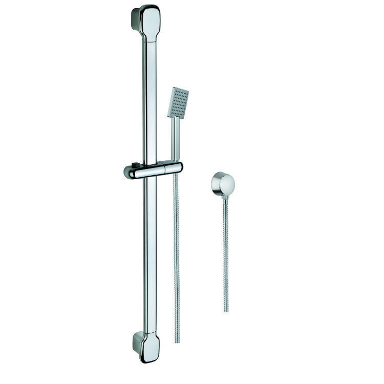 GEDY SUP1092 SUPERINOX HAND SHOWER, SLIDING RAIL, AND WATER CONNECTION IN CHROME