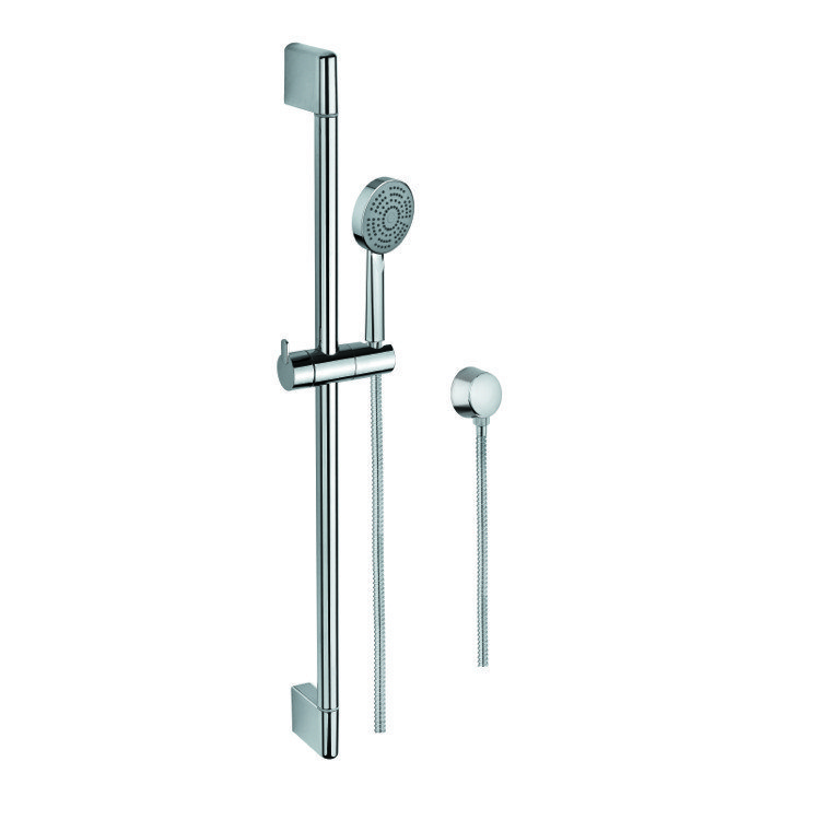 GEDY SUP1108 SUPERINOX CHROME HAND SHOWER, WATER CONNECTION, AND SLIDING RAIL
